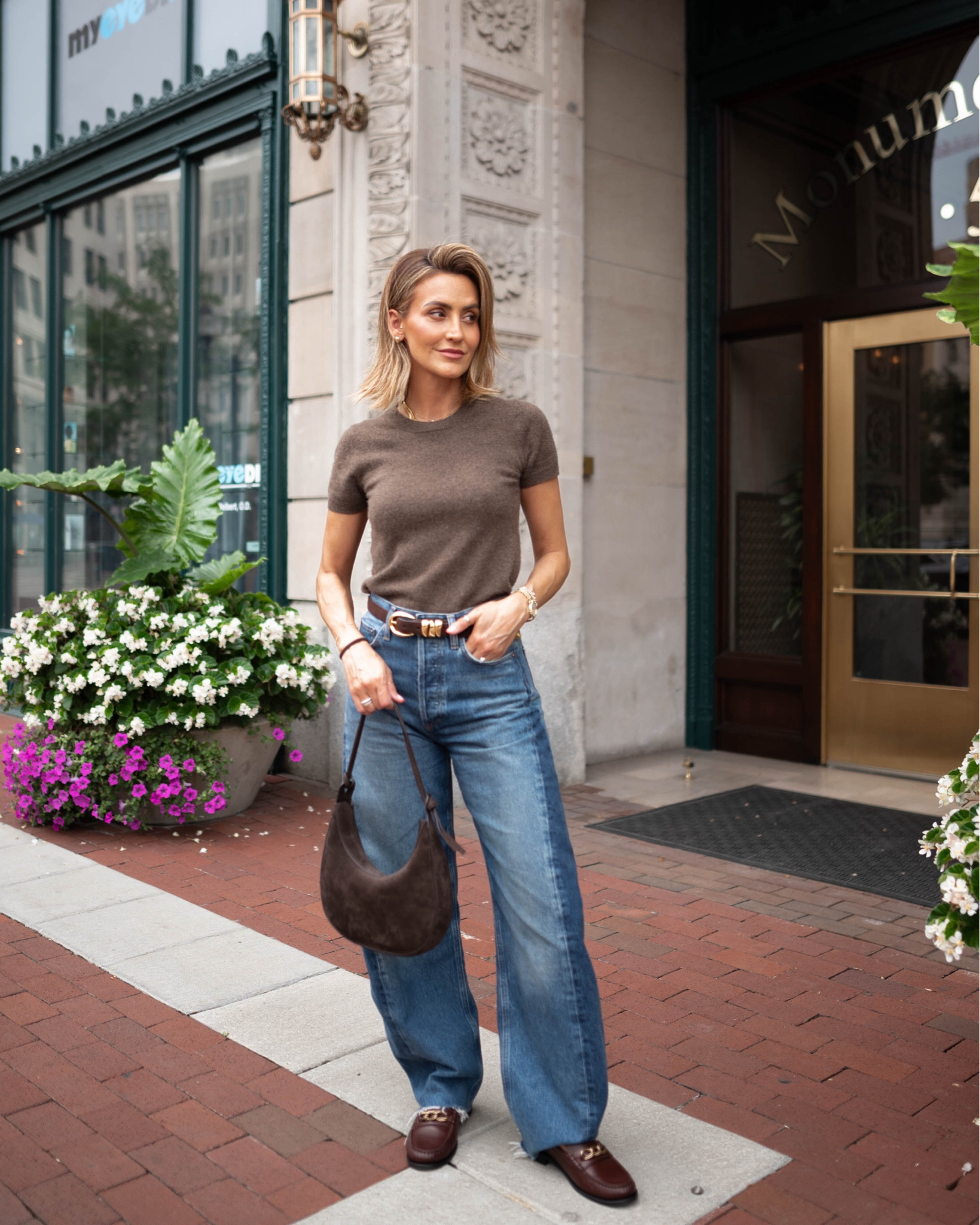 The cooler weather is bringing on the cashmere and loafers, also loving these barrel jeans - fits a bit big stay with your true size and if in between sizes go down a size! 

#LTKStyleTip #LTKItBag #LTKShoeCrush