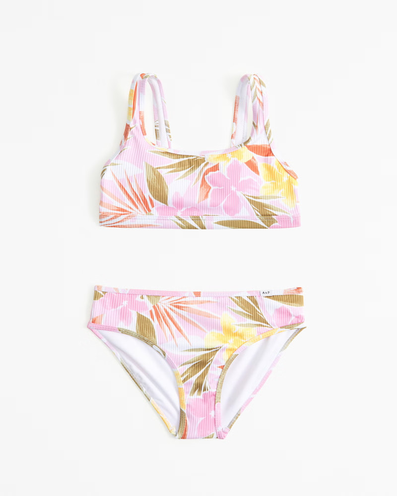 girls scoopneck high waist two-piece swimsuit | girls swimsuits | Abercrombie.com | Abercrombie & Fitch (US)