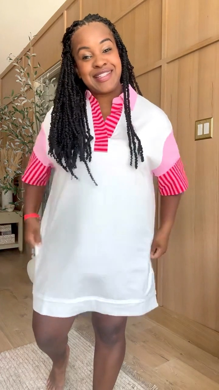 I fell in love with this t-dress! So flattering and comfortable! 🤩