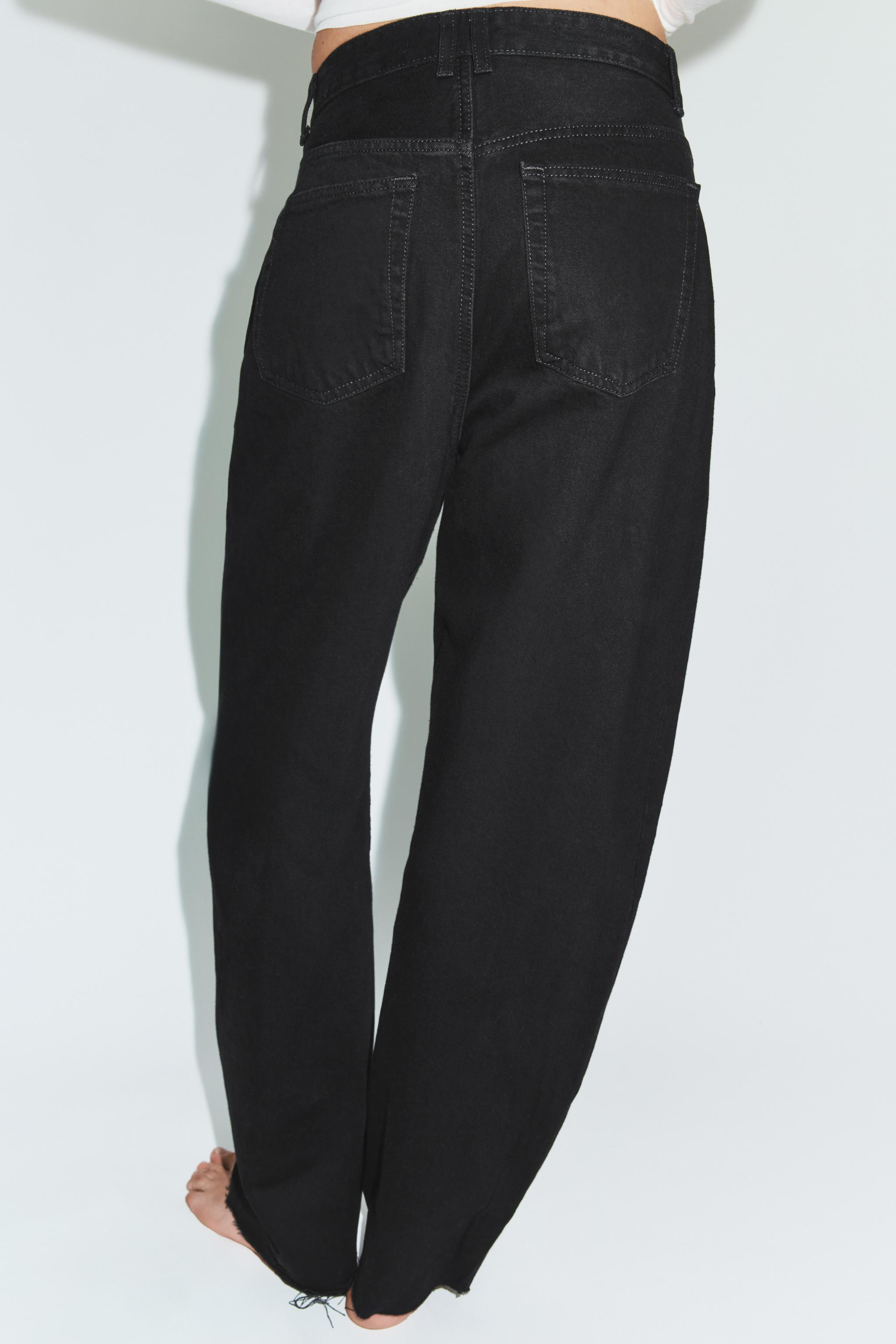 TRF BARREL HIGH-WAIST JEANS | Zara US