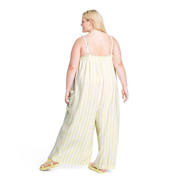 Women's Striped Jumpsuit - Stoney Clover Lane x Target Light Yellow | Target
