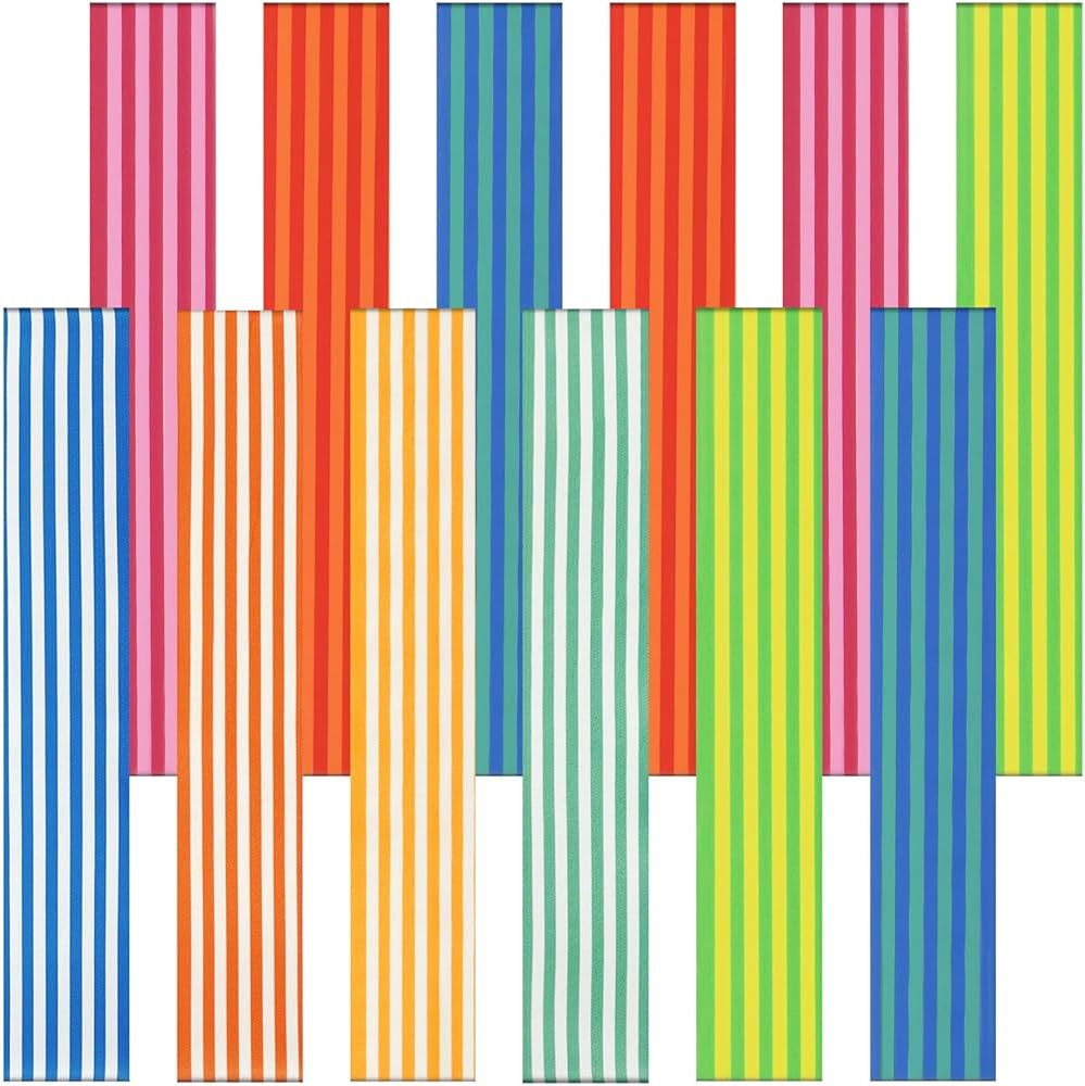 Tessco 12 Pack Towel Band for Beach Chairs Pool Chairs & Cruise Ship Essentials Elastic Windproof... | Amazon (US)