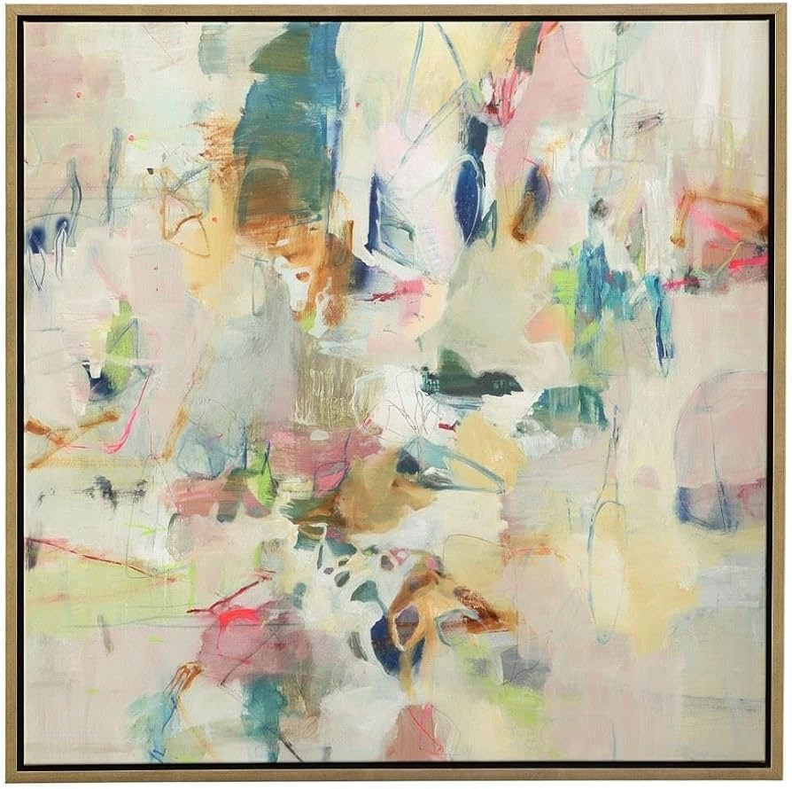 Uttermost Party Time - Framed Abstract Art-41.75 Inches Tall and 41.75 Inches Wide | Amazon (US)