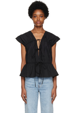 Black Thea Blouse | SSENSE