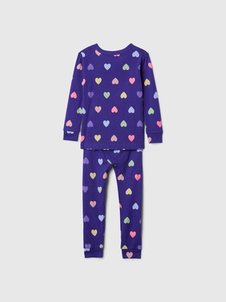 Baby &amp;amp; Toddler Organic Brushed Cotton PJ Set | Gap (US)