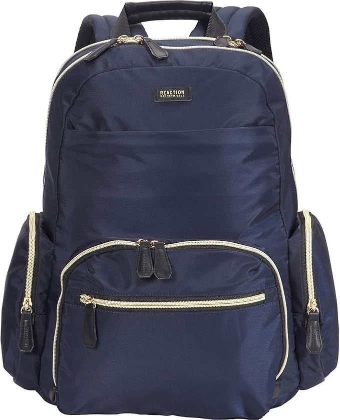 Kenneth Cole Reaction Women's Sophie Backpack Silky Nylon 15" Laptop & Tablet RFID Bookbag for Sc... | Amazon (US)