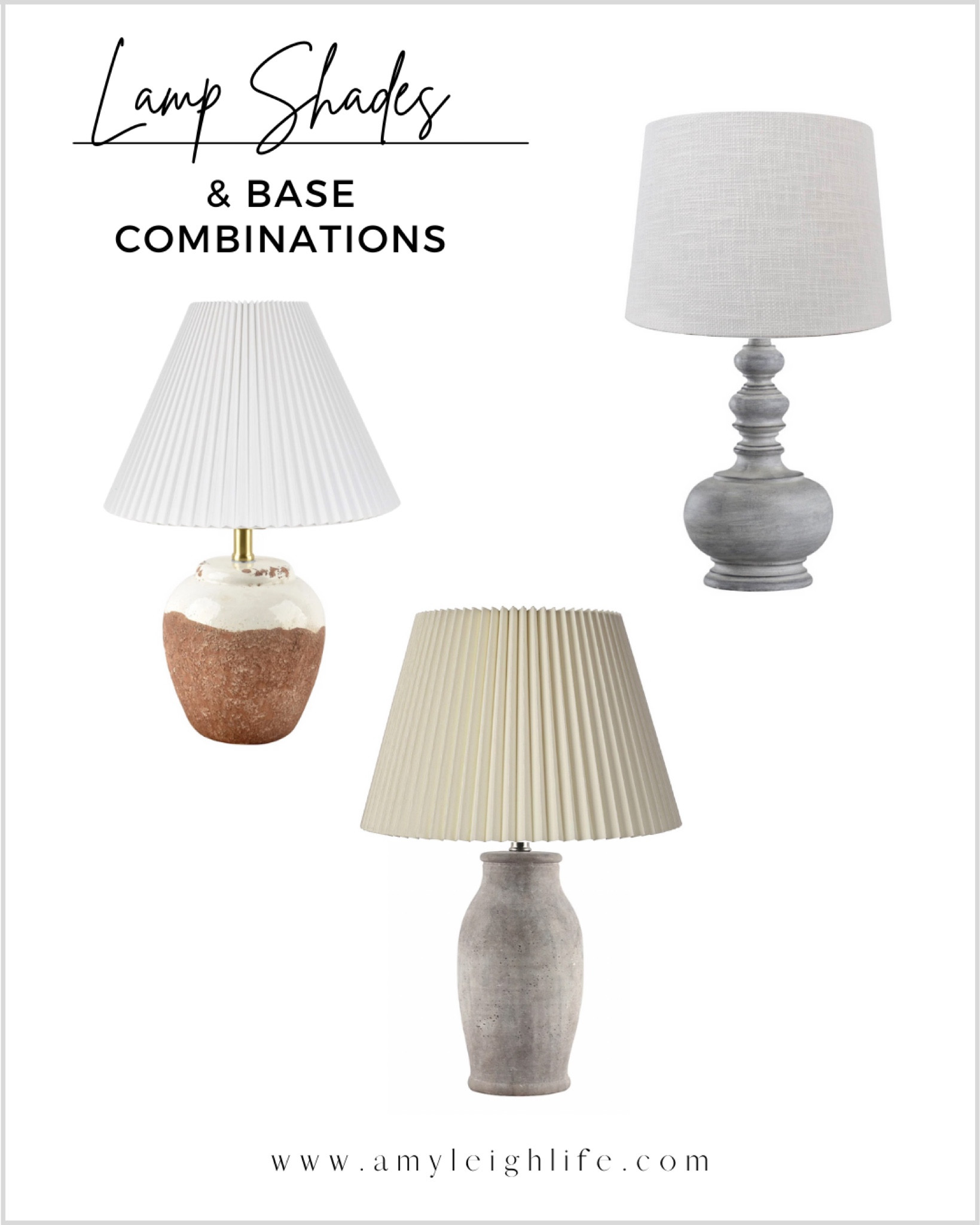 Lampshade and lamp base combinations. 

lamps, buffet lamps, bedside lamps, bedside lamp, blue lamp, bedroom lamps, brass lamps, bedside table lamps, bedside lamps, black lamp, black table lamp, coastal lamp, ceramic lamp, ceramic lamps, glass lamp, glass lamps, desk lamp, buffet lamp, buffet lamps, lamps entryway, living room lamps, living room lamp, modern lamp, nightstand lamp, nightstand lamps, nursery lamp, office lamp, small table lamps, lamp shade, bedside table lamp, small table lamp, table lamp, bedside lamp, bedroom lamp, bedroom table lamp, nightstand table lamp, desk lamps, entryway lamp, entryway table lamp, entry way lamp, entry way table lamp, entry lamp, entry table lamp, console table lamp, console cabinet lamp, entryway lighting, entry way lighting, accent lamps, accent lamp, accent lighting, accent table lamp, side table lamp, side table accent lamp, accent lighting, coastal table lamp, modern lamps, brass lamps, gold lamp, green lamp, large lamps, large table lamp, black table lamp, sideboard table lamp, side board lamp, coastal decor, coastal home, entryway ideas, entryway inspo, entry way ideas, entry way inspo, entry ideas, entry inspo, entryway decor, entry way decor, entry decor, entryway table decor, entry way table decor, guest room lamp, guest room decor, kitchen lamp, dining room lamp, sideboard decor, sideboard lamp, lamp shade, table decor, table lamps, metal table lamp, usb table lamp, rattan decor, rattan home, beach home, beach home decor, coastal bedroom, coastal grandmother, coastal living room, living room decor, living room ideas, living room inspo, Amy leigh life, rattan lamp, rattan bedroom, accent lamp, empire lamp shade, vintage lamp, vintage home, vintage home decor, vintage lamps, vintage home style, modern vintage, organic modern, bedroom inspo, bedroom ideas, lamp lampshade, lampshade, lamp shade, pleated lamp shade, pleated lampshade, empire lamp shade, 

#amyleighlife
#lamps

Prices can change  

#LTKfindsunder100 #LTKfindsunder50 #LTKhome