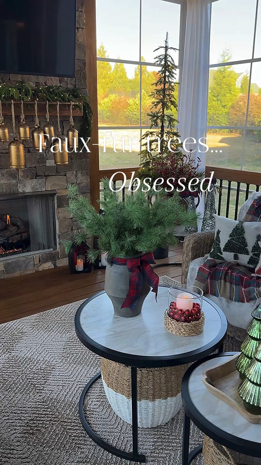 Christmas Pillow Covers!!

So beautiful and soft!! I love the faux fur trees adorned with bits of tinsel sparkle. My green pillow is 18 x 18. The red lumbar pillow is 12 x 20. Inserts should be 2” larger than the pillow covers. I have mine linked below.

Holiday pillow covers, Christmas pillow covers, pillow inserts, slim alpine trees with lights, plaid throw blanket, bells on rod, berry stems, woven vase, Grand Duchess Christmas tree, reindeer, gold bells, vintage wood bowl, real touch Norfolk pine stems, upholstered side chair

#LTKHoliday #LTKSeasonal #LTKHome