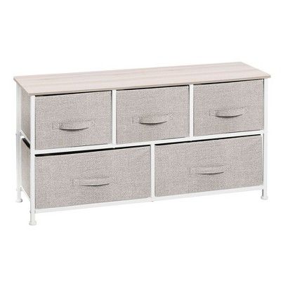 mDesign Extra Wide Dresser Storage Tower with 5 Drawers | Target