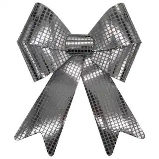 18" Silver Disco Bow by Celebrate It™ Christmas | Michaels | Michaels Stores