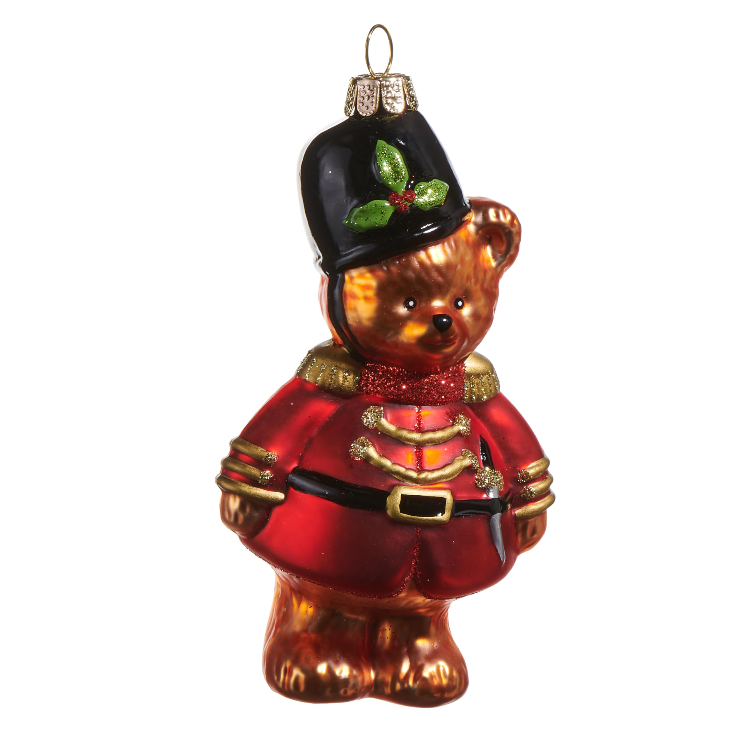 RAZ Imports Bear Nutcracker Ornament, 4.5-Inch, Glass | Amazon (US)