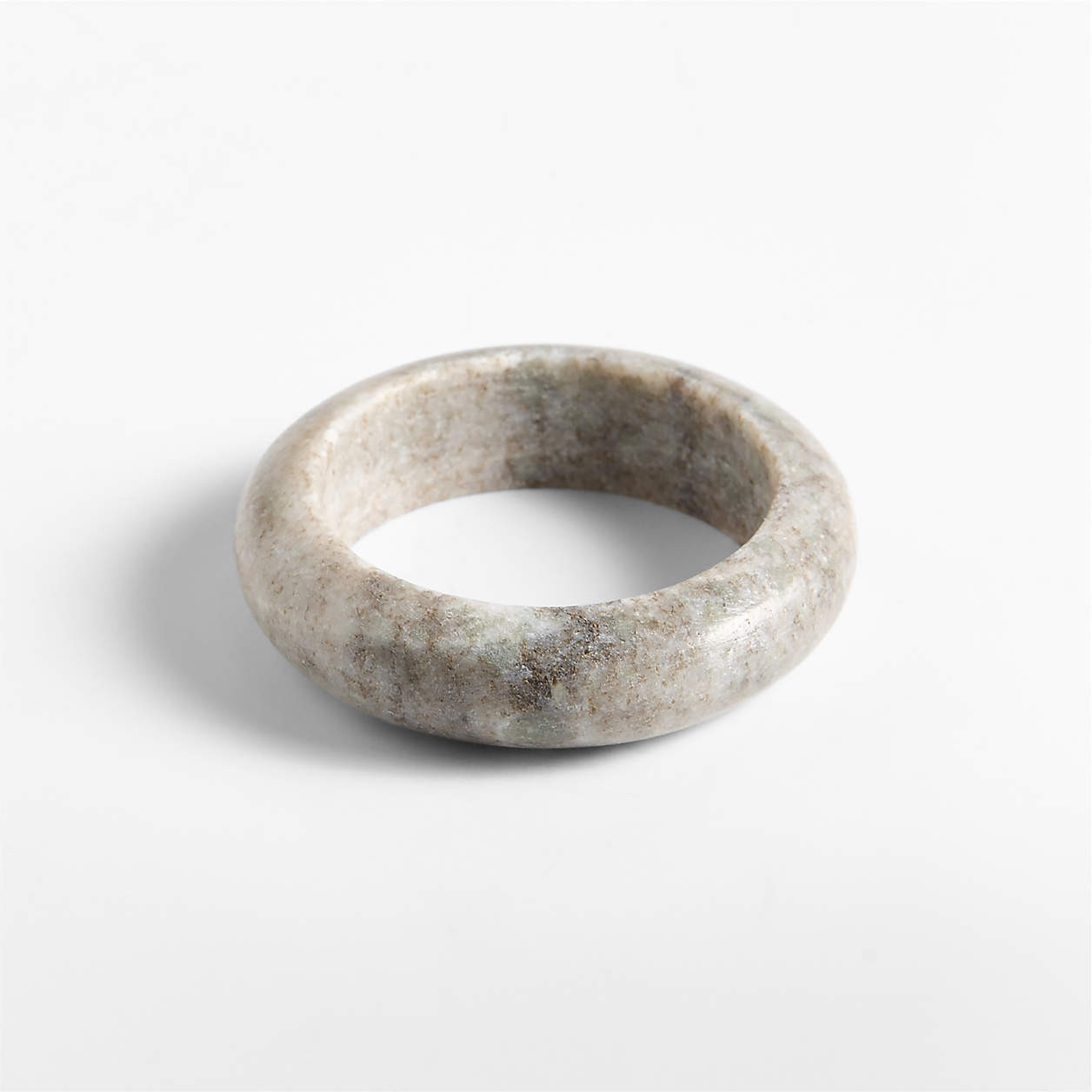 Tuscan Kitchen Marble Napkin Ring | Crate & Barrel | Crate & Barrel