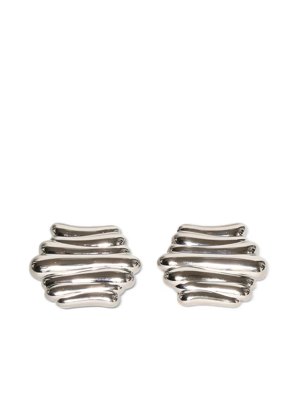 KHAITE Crema Earrings | Silver | FARFETCH UK | Farfetch Global