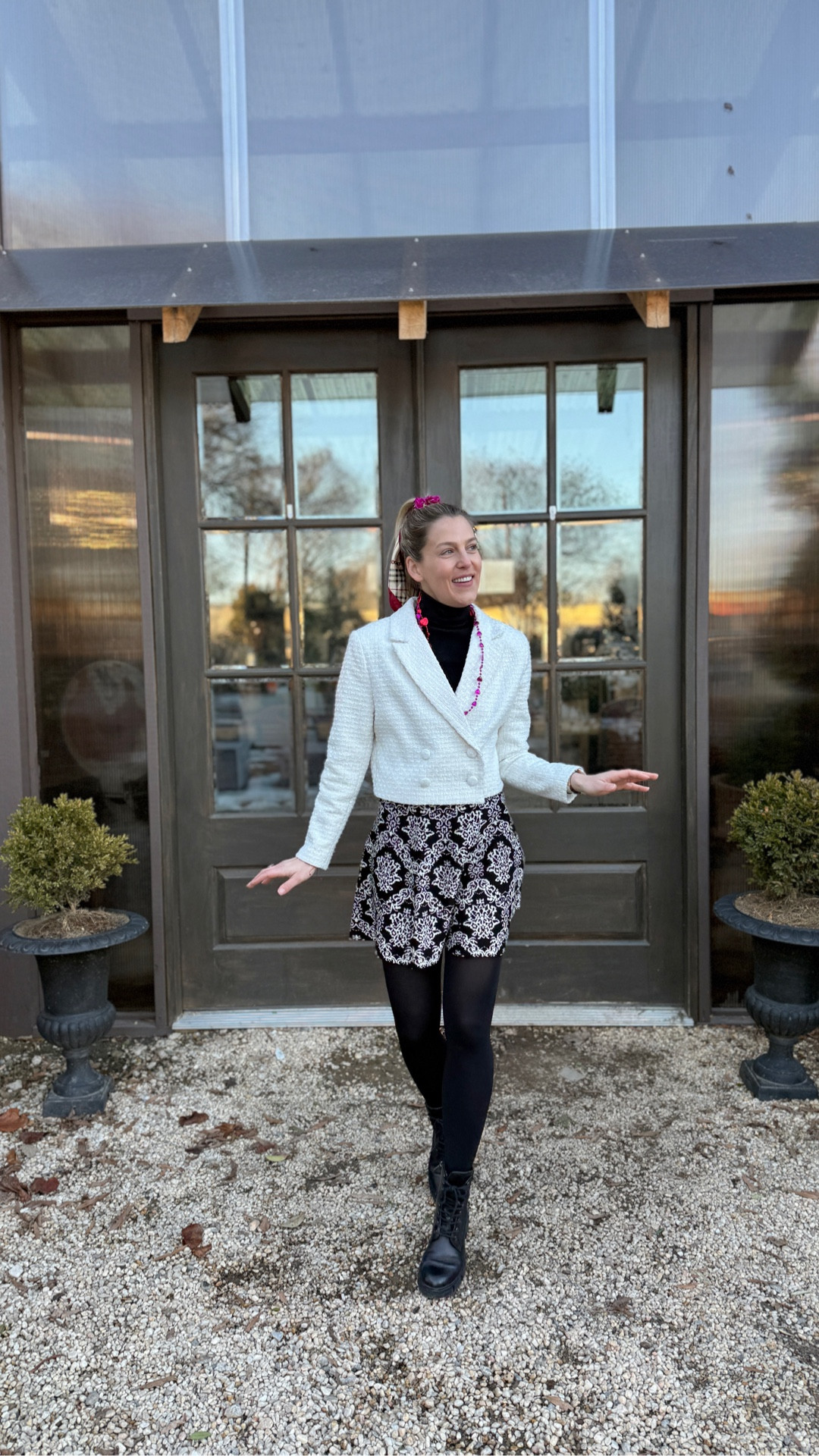 Linking similar items

Dress made into a skirt - older from Target

Blazer - Avec Les Filles found at Goodwill

Combat boots - older from Nordstrom, linking similar 