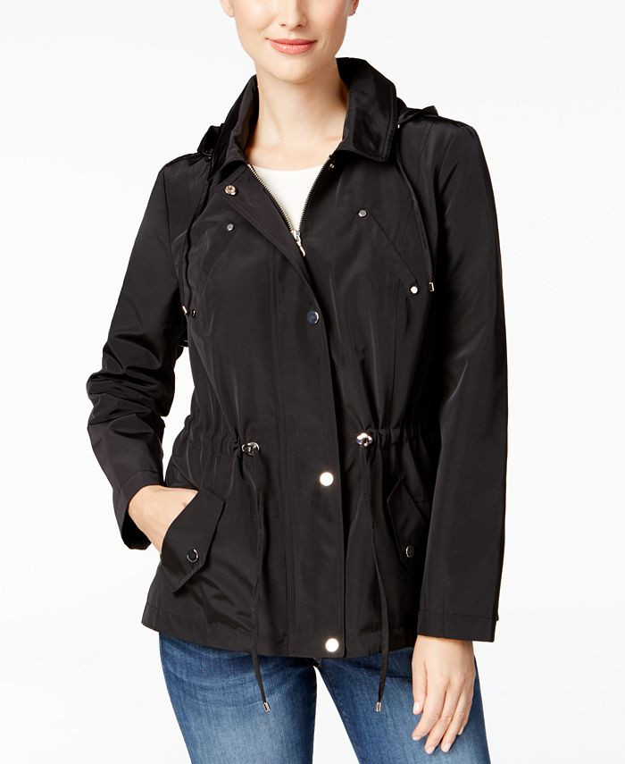 Water-Resistant Hooded Anorak Jacket, Created for Macy's | Macys (US)