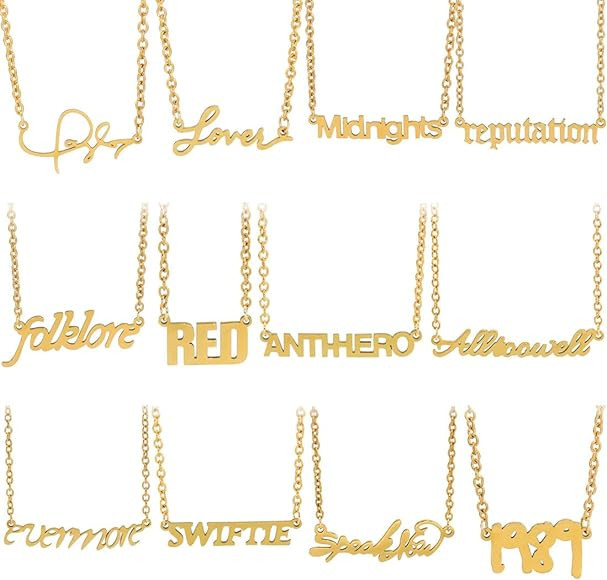 12 pcs taylor 1989 Speak Now Red Reputation lover Folklore Evermore Midnight Friendship swiftie B... | Amazon (US)