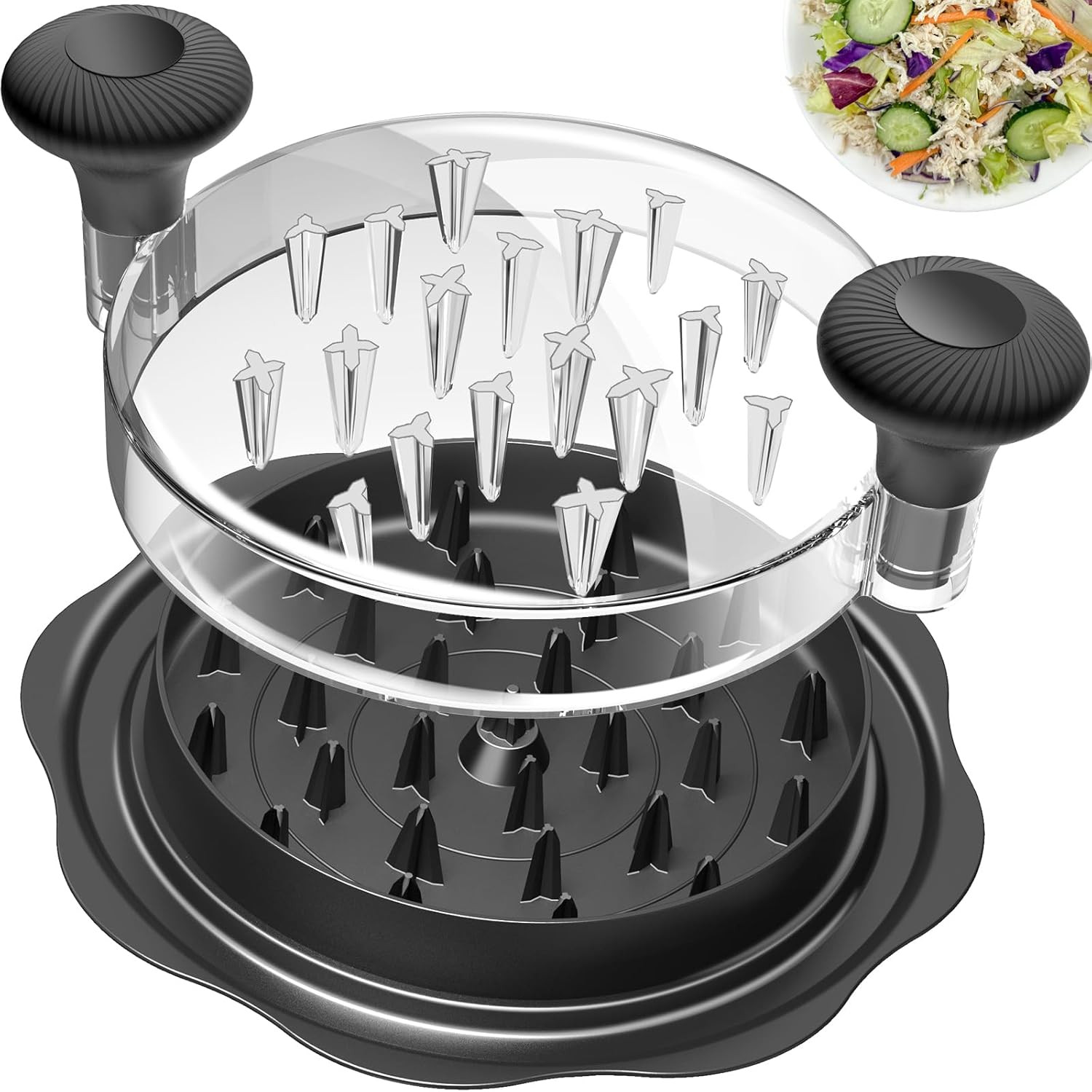 Ukeetap 10" Pro Chicken Shredder Tool Twist Large for Kitchen, BPA-Free Food-Safe Meat Grinder, V... | Amazon (US)