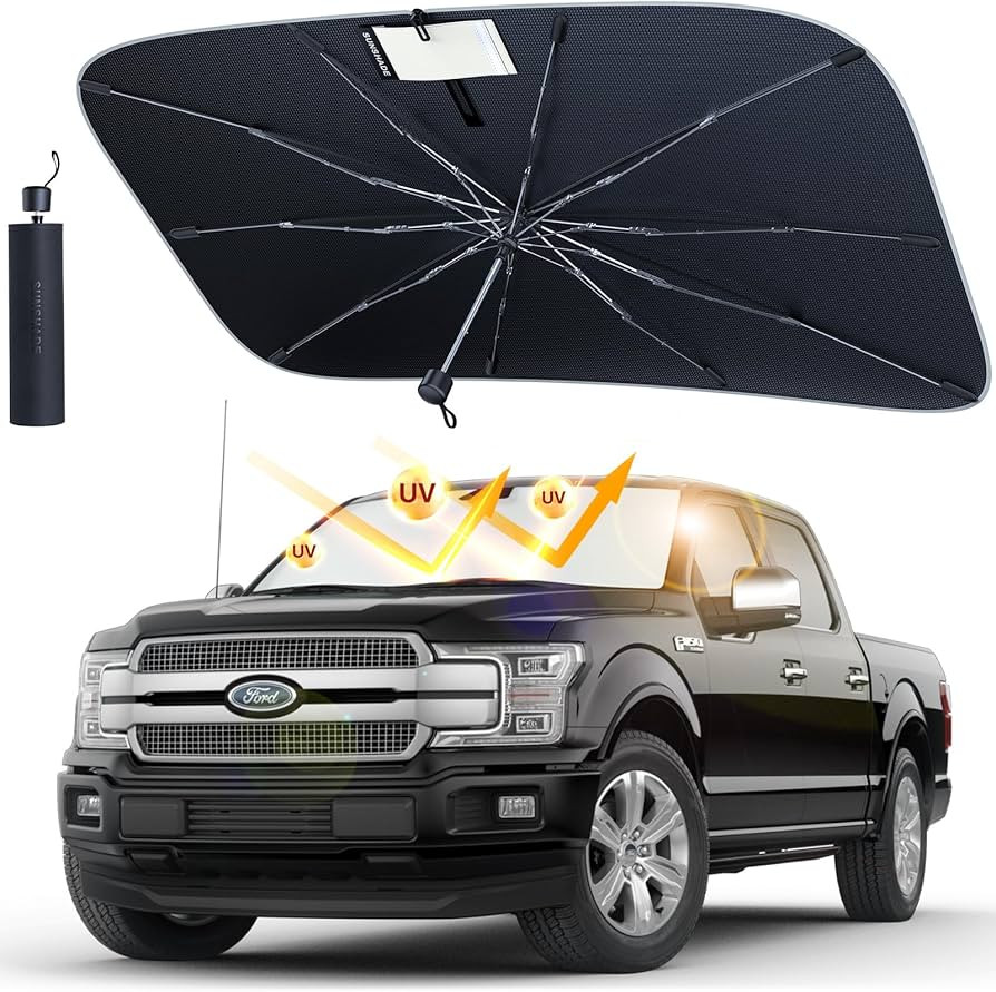 (2023 Upgraded) andobil Car Windshield Sun Shade Umbrella -Super Heat Insulation Protection- Fold... | Amazon (US)
