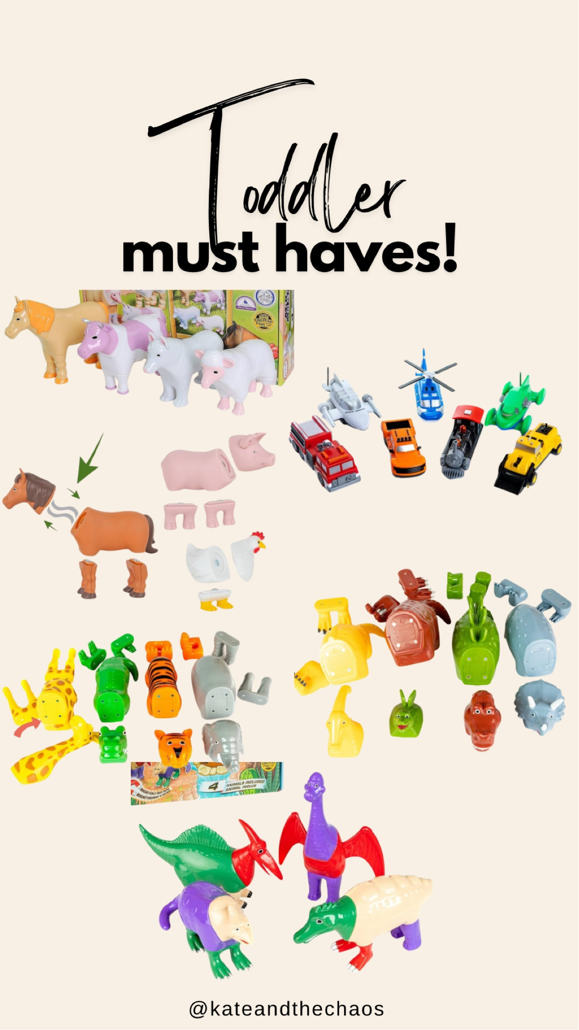 These magnetic animals / dinosaurs / vehicles are soooo fun to mix & match PLUS they stick to magnatiles too!!!!! 💃🏼 Would make such a fun Easter gift!!

#toddlermusthave #toddlertoys #easterforkids #kidseastergifts #kidtoys #dinosaurlover 

#LTKSaleAlert #LTKFamily #LTKKids