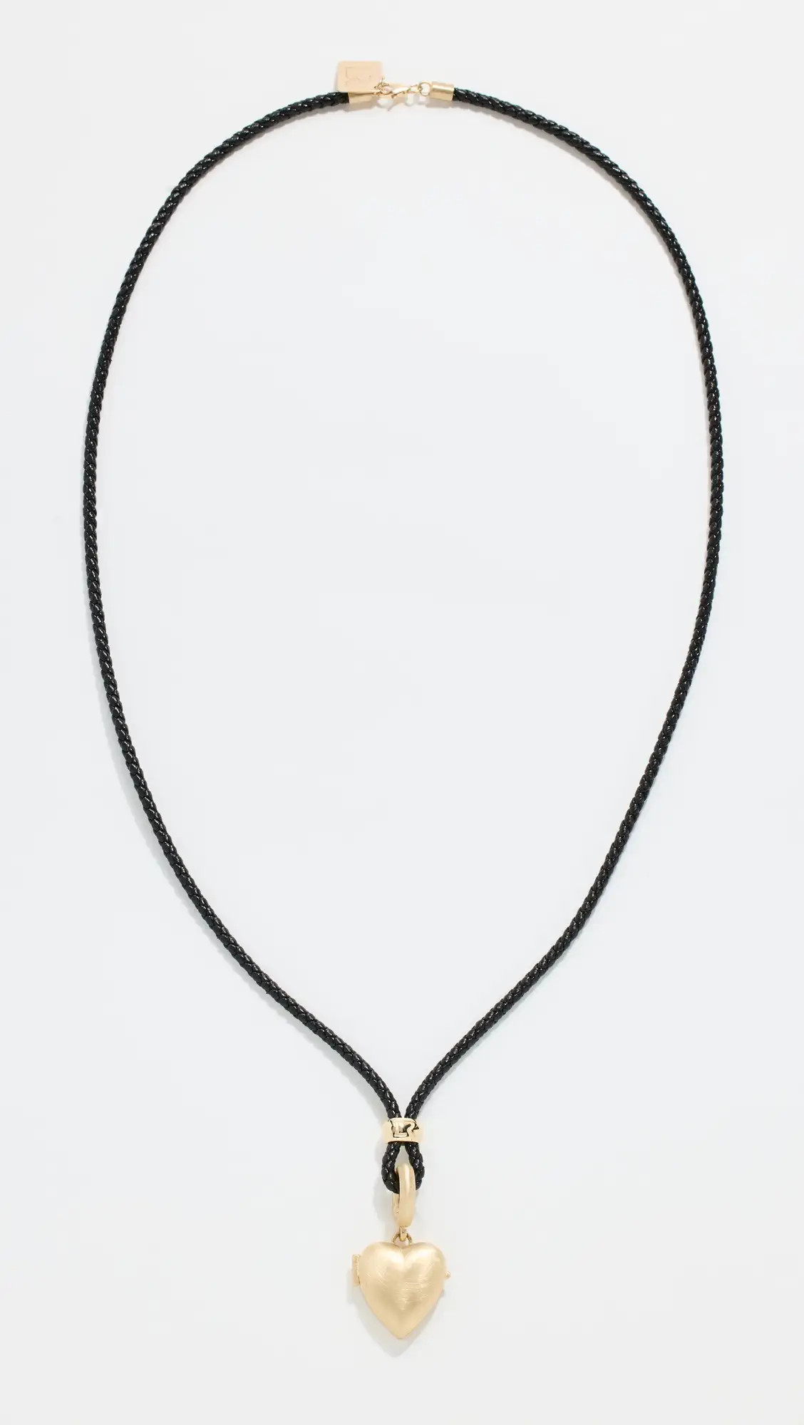 Lauren Rubinski 14k Yellow Gold Heart Charm Necklace | Shopbop | Shopbop