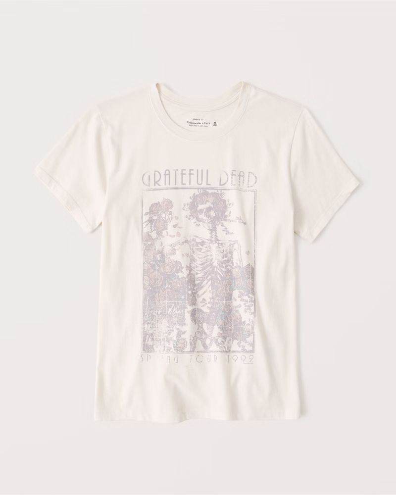 Grateful Dead 90s-Inspired Relaxed Band Tee | Abercrombie & Fitch (US)