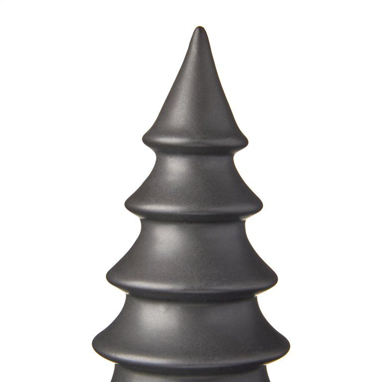 Holiday Time Medium Black Ceramic Tree Tabletop Decor, 7 inches - Walmart.com | Walmart (US)