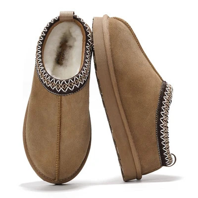 Project Cloud Women's | Genuine Australian Shearling Slippers | Memory Foam | Non-Slip - Nerita Chestnut / 10 | Project Cloud