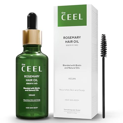 Rosemary Oil for Hair Growth, Vegan, Hair Strenghtening Oil, Dry Skin, Eyelashes and Eyebrow Grow... | Amazon (US)
