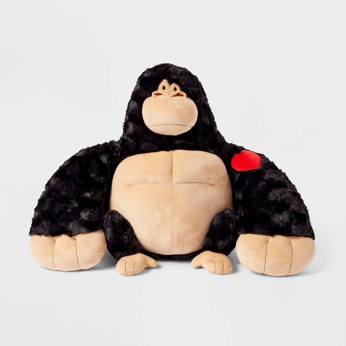 18'' Gorilla Stuffed Animal with Heart Accent - Gigglescape™ | Target