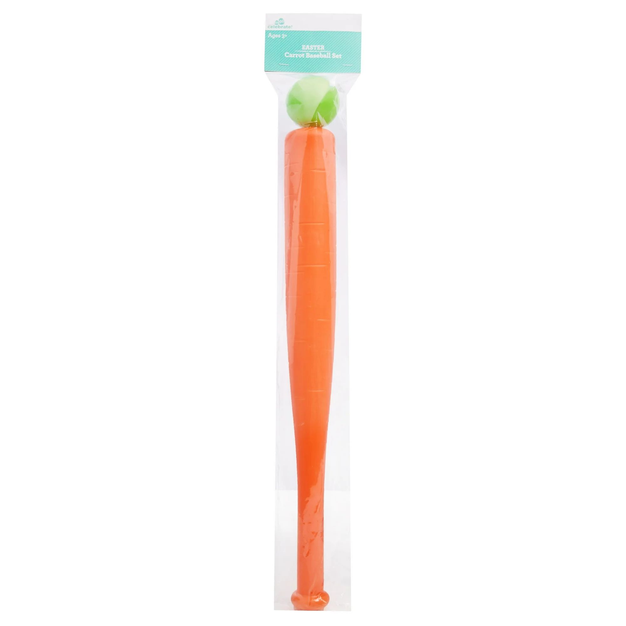 Way To Celebrate Easter Carrot Baseball Set | Walmart (US)