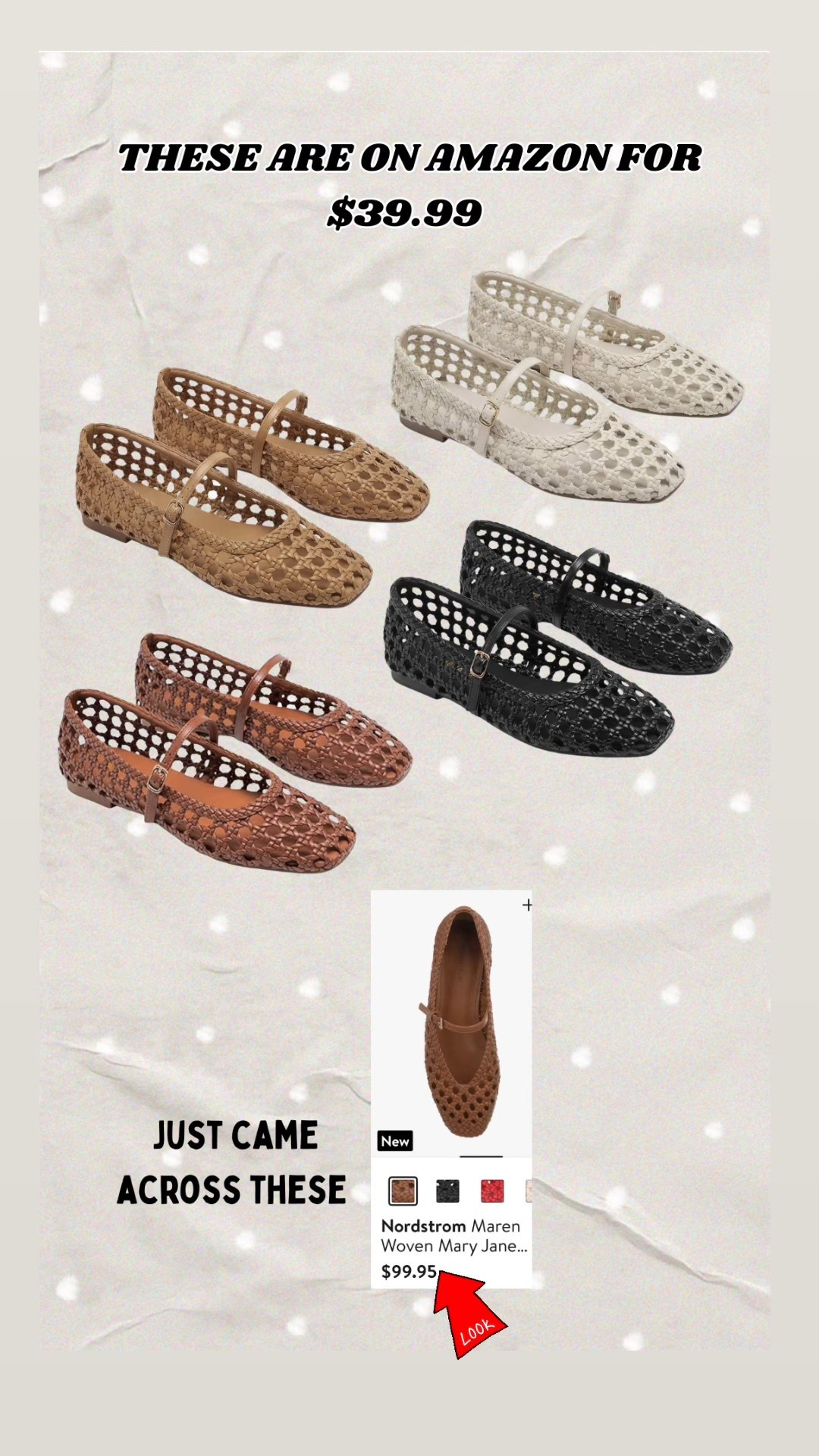 My favorite Amazon shoe brand is selling this look for less woven flat for a fraction of the price. 4 color options linked 

#LTKTravel #LTKgrwm #LTKOver40