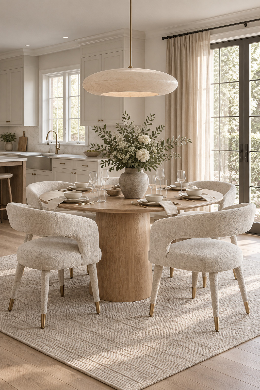 I’m obsessed with how cozy and expensive this round dining set looks. The warm oak table and soft cream chairs are such an easy combination for fall, and it works beautifully in a kitchen dining area or smaller dining room. Such a pretty Wayfair Labor Day Sale find.
#Wayfair #RoundDiningTable #DiningSet #FallDiningRoom #FallHomeRefresh #CreamDiningChairs #OakDiningTable #NeutralHomeDecor #LaborDayDeals #WayfairSale #DiningRoomIdeas #CozyDiningRoom #FallHomeDecor #HomeInspo #DiningRoomRefresh 

 #LTKSeasonal #LTKHome #LTKSaleAlert