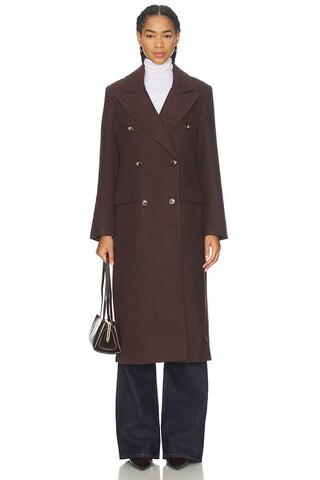 ASTR the Label Morana Coat in Plum Brown from Revolve.com | Revolve Clothing (Global)
