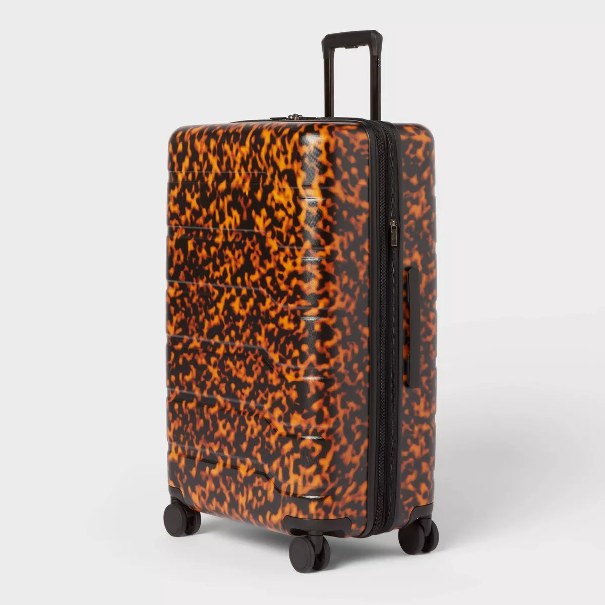 Large Checked Hardside Suitcase - Open Story™ Tortoise Shell | Target