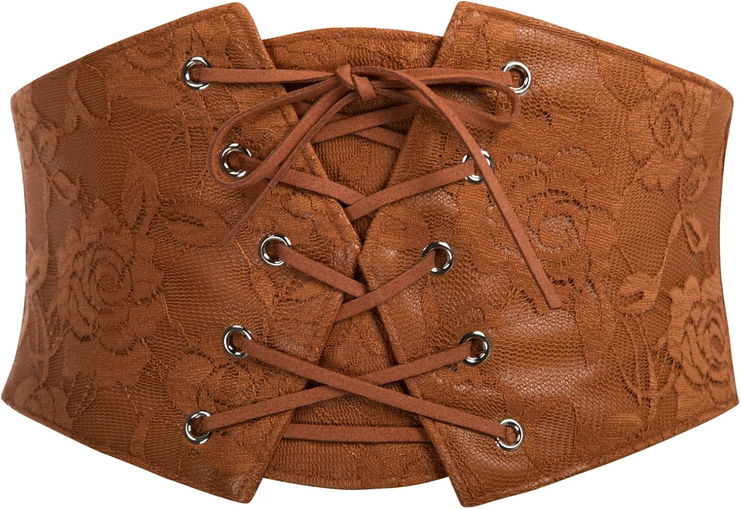 GRACE KARIN Women's Elastic Wide Waist Belt Renaissance Pirate Corset Cinch Belt Cosplay Costume ... | Amazon (US)
