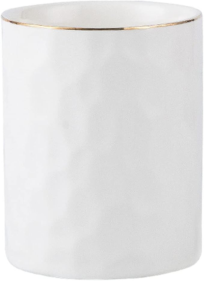 HANKOR Ceramic Pen Holder Cup Pencil Holder for Desk, Makeup Brush Holder Organizer for Office Ho... | Amazon (US)