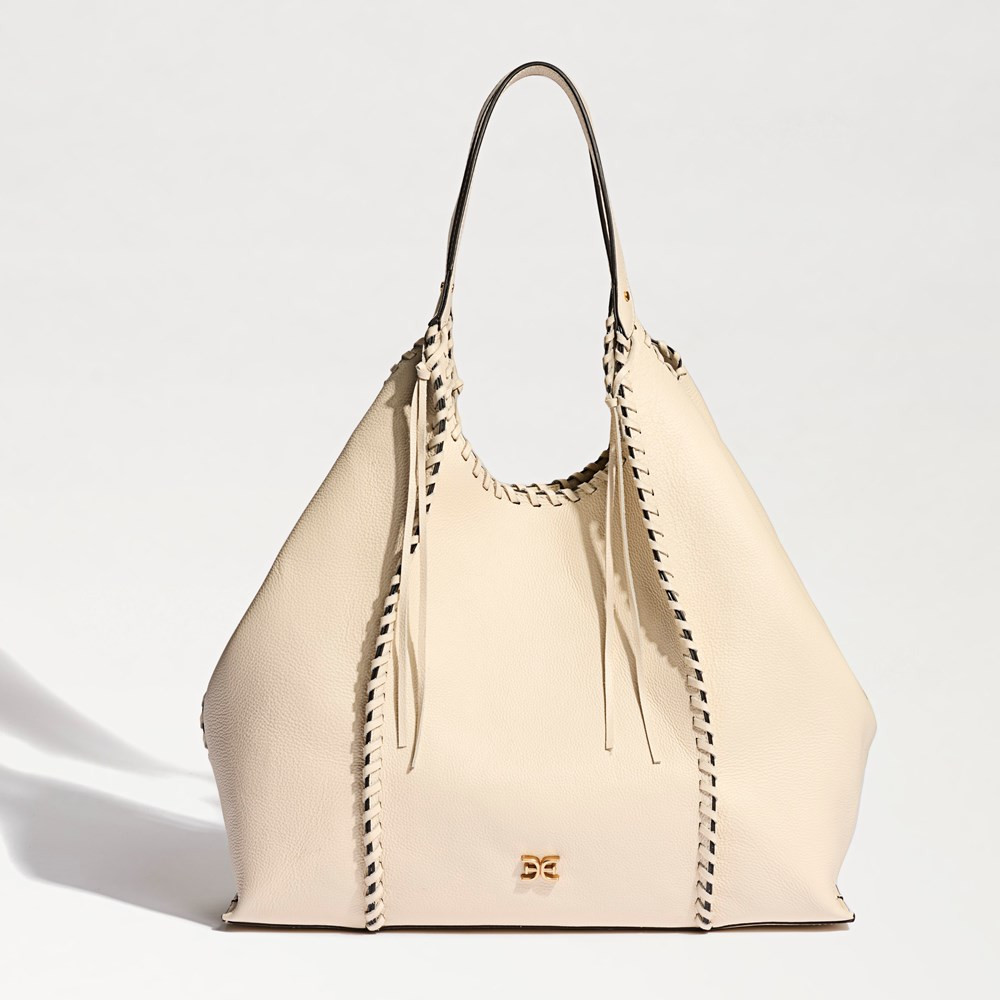 Sylvia Whipstitch Expandable Tote | Sam Edelman