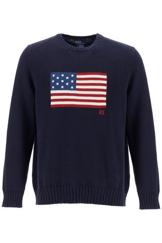 POLO RALPH LAUREN sweater with american flag | Residenza725 US