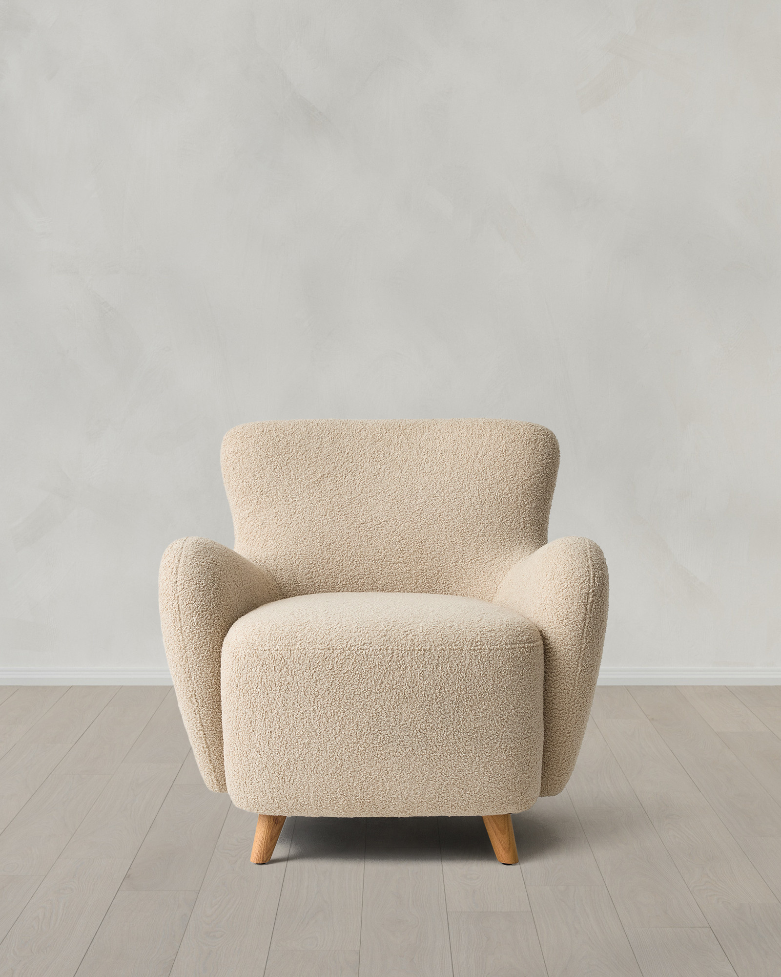 Teddy Boucle Wingback Accent Chair | Quince