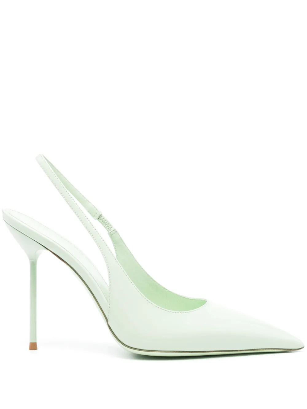 Paris Texas 105mm Lidia Slingback Pumps | Green | FARFETCH AU | Farfetch Global