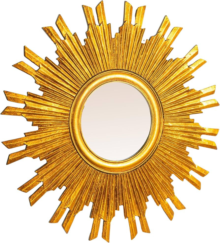 Creative Co-Op Gold Sunburst Mirror | Amazon (US)