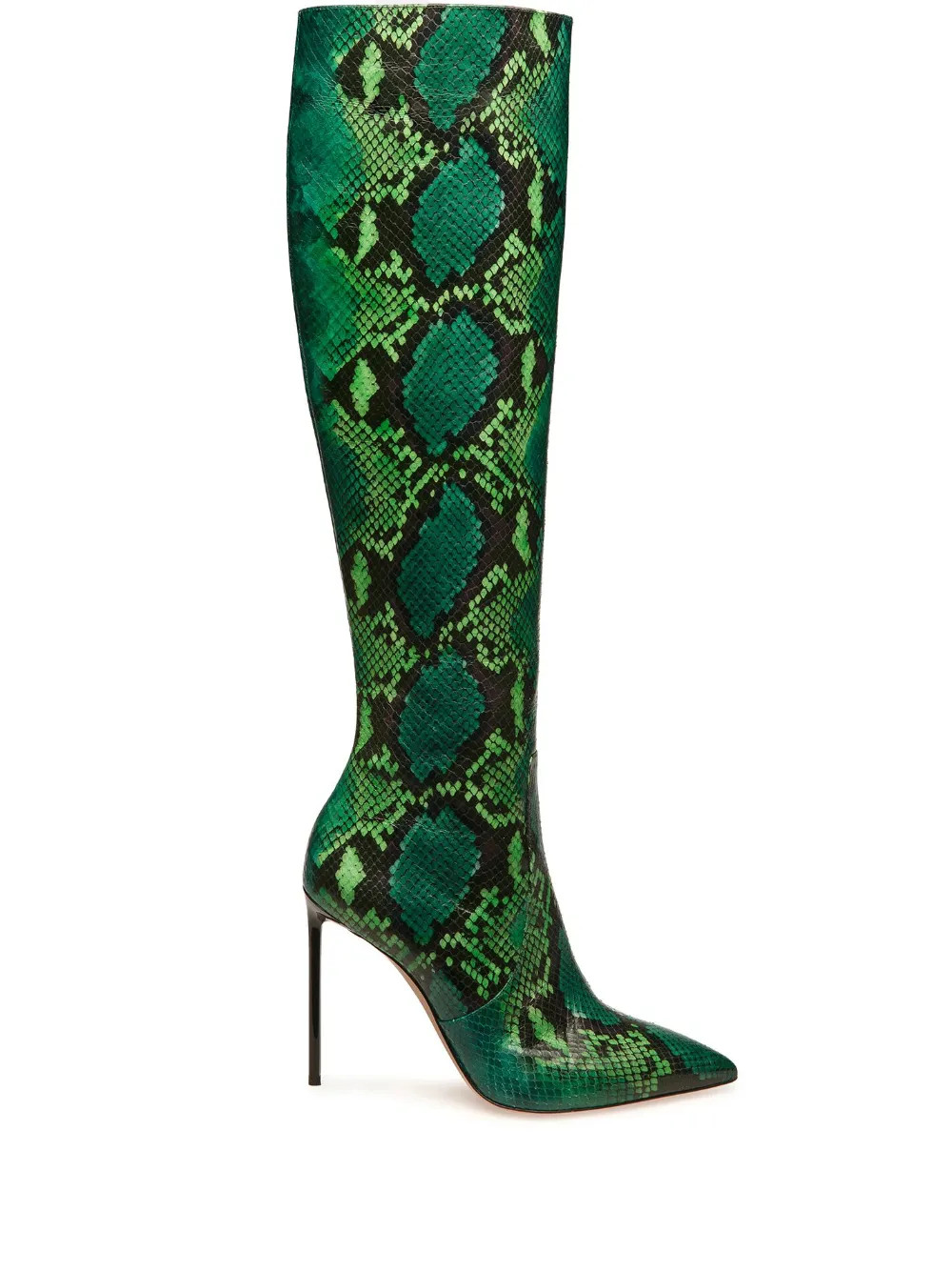 Bally Barbra 105 snakeskin-effect Boots - Farfetch | Farfetch Global
