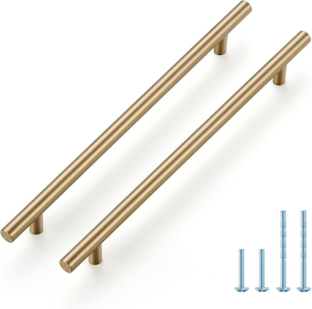 JOY DECOR 5 Pack Champagne Bronze Cabinet Pulls – 11-3/10 Inch Length, 8-3/4 Inch (224mm) Hole ... | Amazon (US)