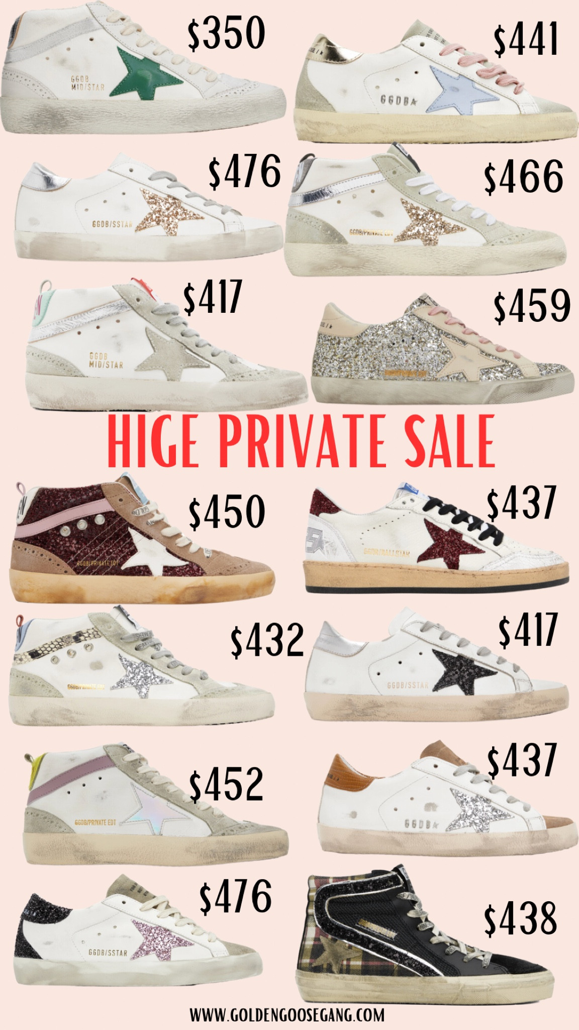 Lots more Golden Goose on the site! If you don’t have access to the sale, make sure you’re logged in! More brands included 

#LTKshoecrush #LTKworkwear #LTKsalealert