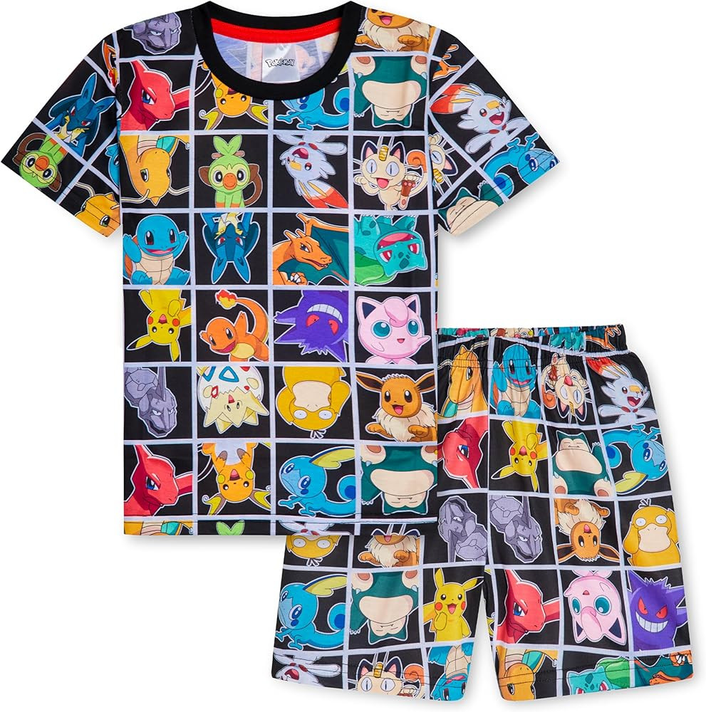Pokemon Boys Pyjamas for Kids and Teenagers T-Shirt and Shorts Summer PJs Gifts for Boys | Amazon (US)