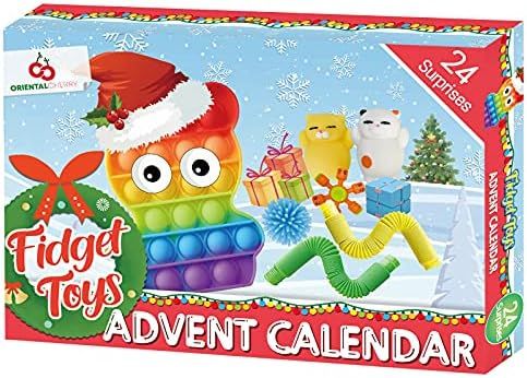 Advent Calendar 2021 - 24 Days of Surprises Fidget Toys Bulk - Christmas Holiday Countdown Advent... | Amazon (US)
