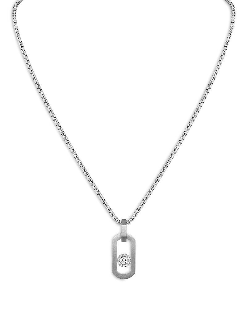 Messika Titanium So Move Diamond Oval Pendant Necklace, 28.74 | Bloomingdale's (US)