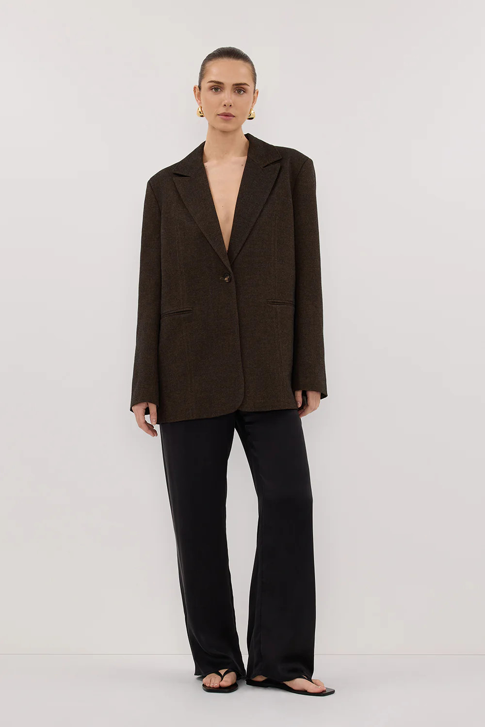 CHARLIE CHOC WOOL BLEND BLAZER | DISSH