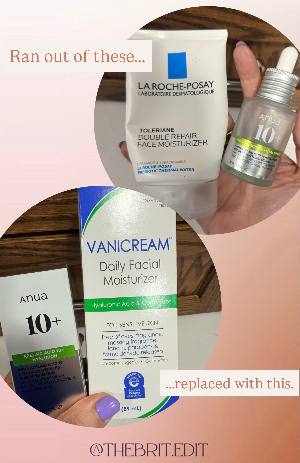 A few recent empties and what I replaced them with.

The Anua was 100% going to be an item to replace. I use it morning and night.

While I loved the LRP Toleraine I have been wanting to for the Vanicream a try for my sensitive skinn

#LTKmorningroutine