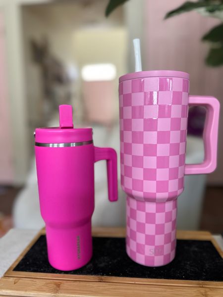 Cute pink kids & mom tumblers 🥰 in pink. Linked Freya’s exact 18oz cup but my print is not in stock. 

#LTKkids #LTKfindsunder50 #LTKfamily